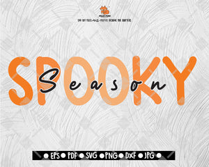 Spooky Season SVG, Halloween Shirt SVG, Spooky PNG, Spooky Vibes Svg, Fall Svg, Png, Svg Files for Cricut, Sublimation Designs Downloads
