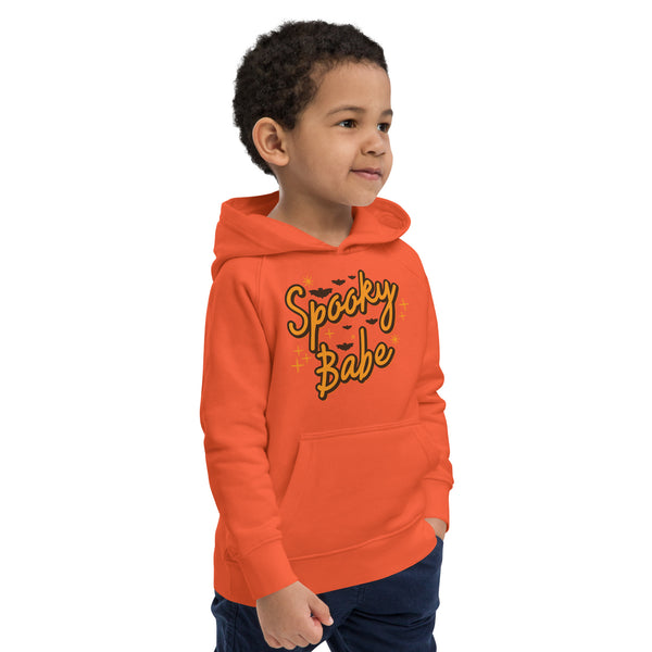 Kids eco hoodie, halloween sweatshirt, boys halloween hoodie, Spooky Babe toddler sweatshirt, pumpkin boys sweatshirt, youth halloween sweater