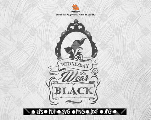 Evil Queen On Wednesdays We Wear Black SVG Disney Land Halloween Digital File Download