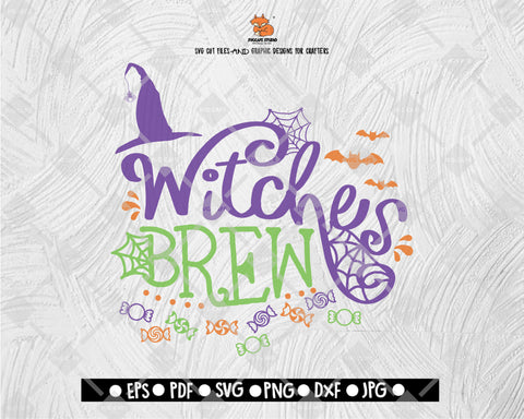 Witches Brew svg, Witch svg, Halloween svg, Halloween Sign svg, Fall svg, Halloween cut file, Home Decoration svg, Mug Cut File, Spooky svg