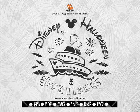 Disney Halloween Cruise / Mickey & Minnie Mouse / Disney Vacation svg / Disney Land Halloween Digital File Download - DXF EPS PNG JEPG SVG PNG