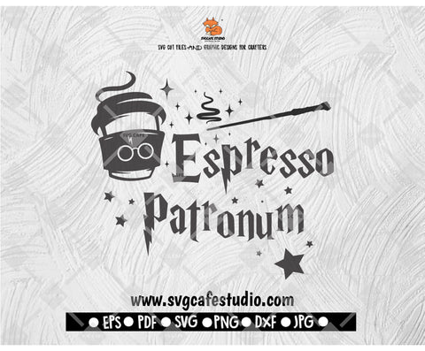 Magic Espresso Patronum Svg, Starbucks Logo Svg, Halloween Svg, Starbucks Svg File