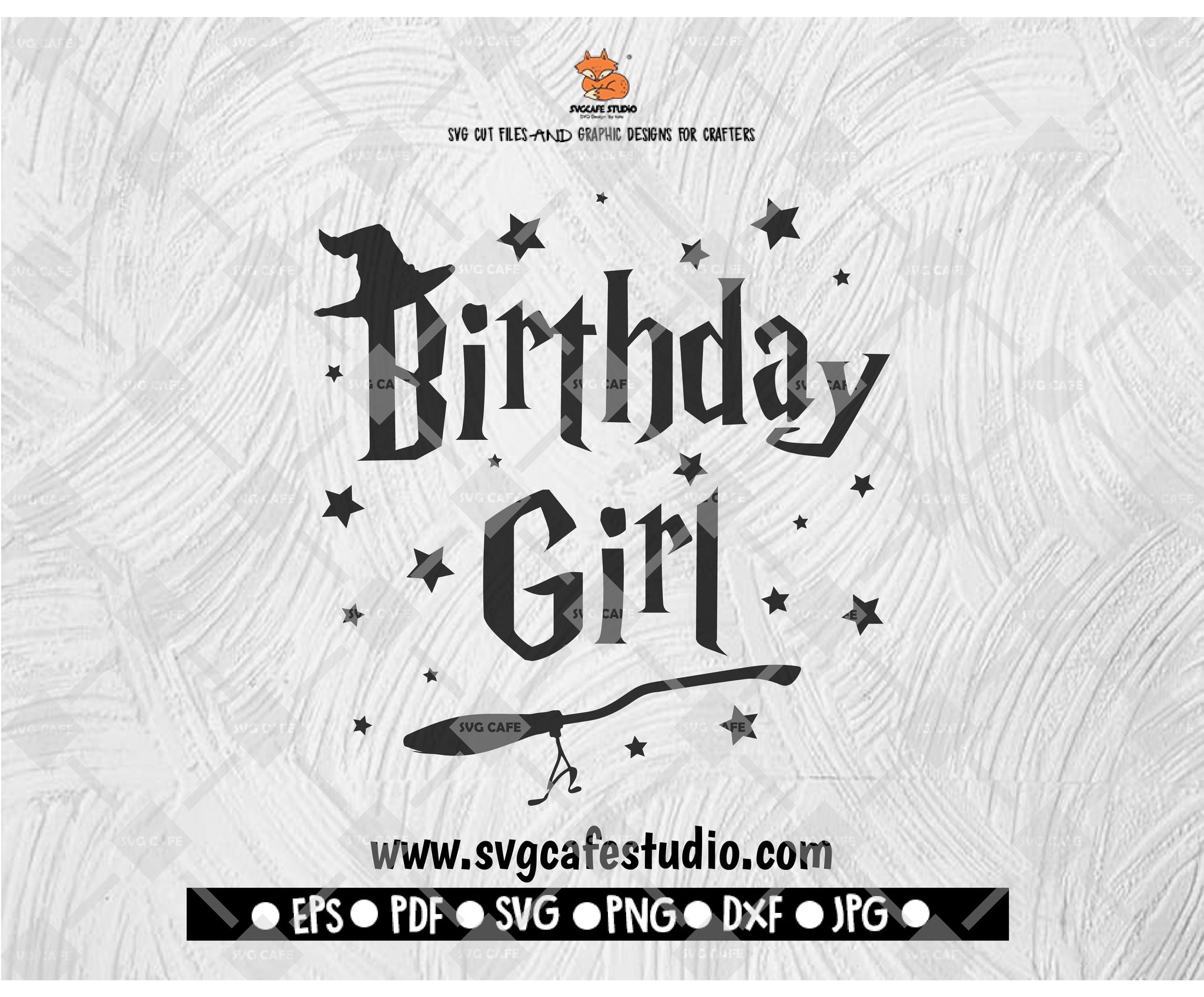 Birthday Girl SVG Wizard Magical Digital Download Clipart Cricut Silhouette Cut File svg Cute Birthday Gift Cute