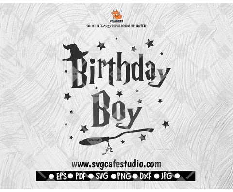 Birthday Boy SVG Wizard Magical Digital Download Clipart Cricut Silhouette Cut File svg Cute Birthday Gift Cute