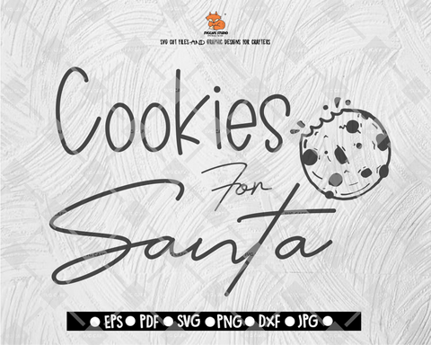 Cookies For Santa Merry Christmas Svg, Christmas Svg, Buffalo Plaid Svg, Merry Christmas Svg, Christmas Cut Files - SVG, PNG, EPS, JPG, DFX