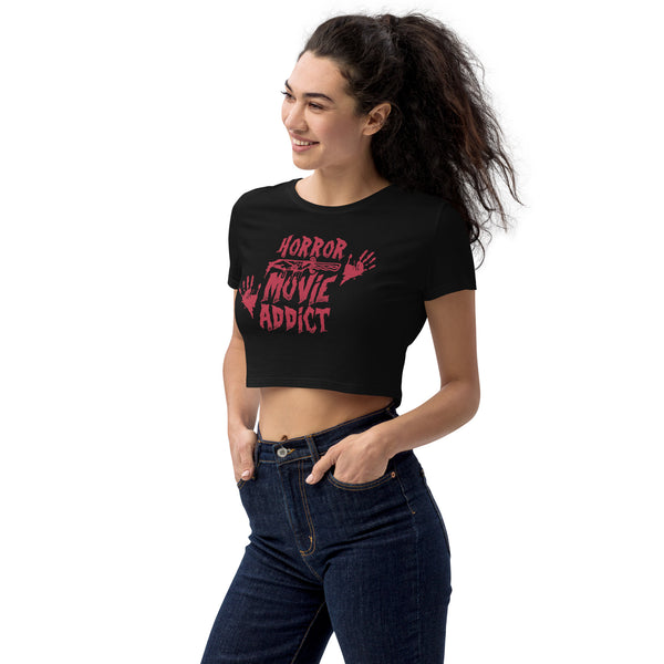 Horror Movie Addict Unisex T-shirt, Graphic Tee, Unisex Shirt, Women and Men T-shirts, Mom Shirt, Gift T-shirt, Organic Crop Top