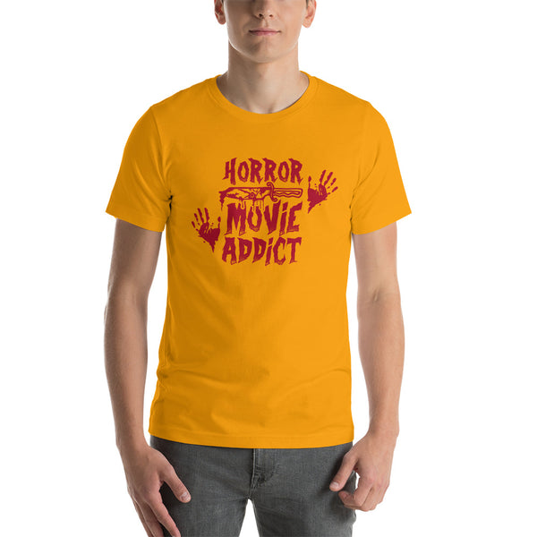 Horror Movie Addict Unisex T-shirt, Graphic Tee, Unisex Shirt, Women and Men T-shirts, Mom Shirt, Gift T-shirt, T-shirt